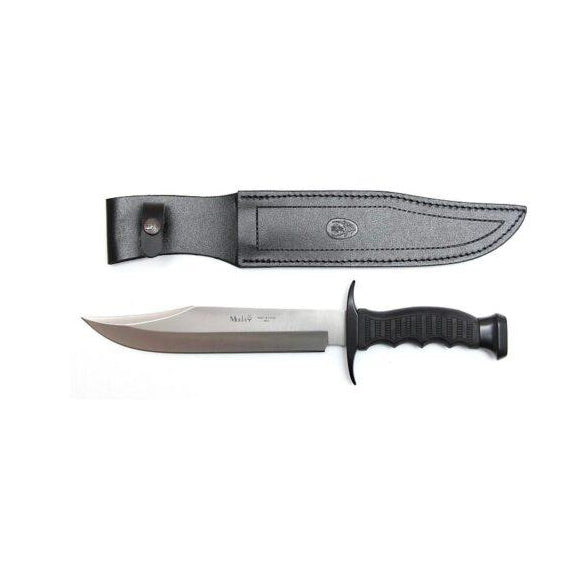 CUCHILLO MUELA MANGO NEGRO/ ZAMAK NEGRO , HOJA 220 MM
