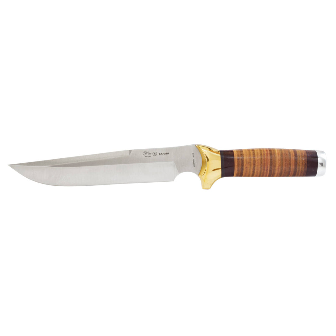CUCHILLO SAFARI, HOJA LISA 21 CM MIGUEL NIETO