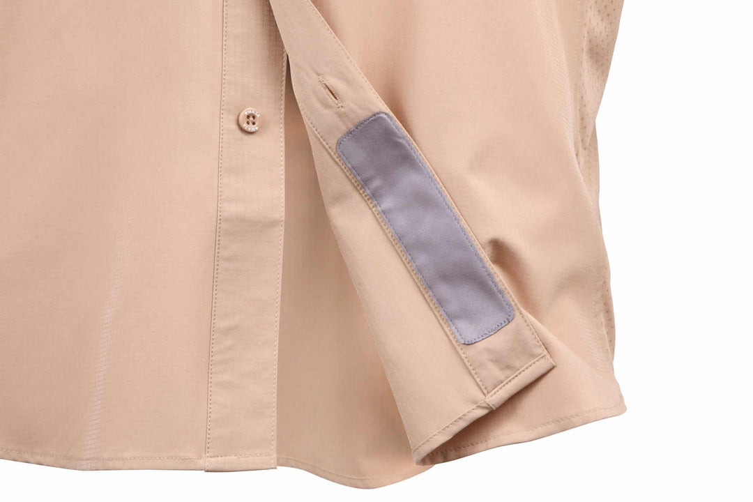 Camisa Outdoor Signature Manga Corta KHAKI
