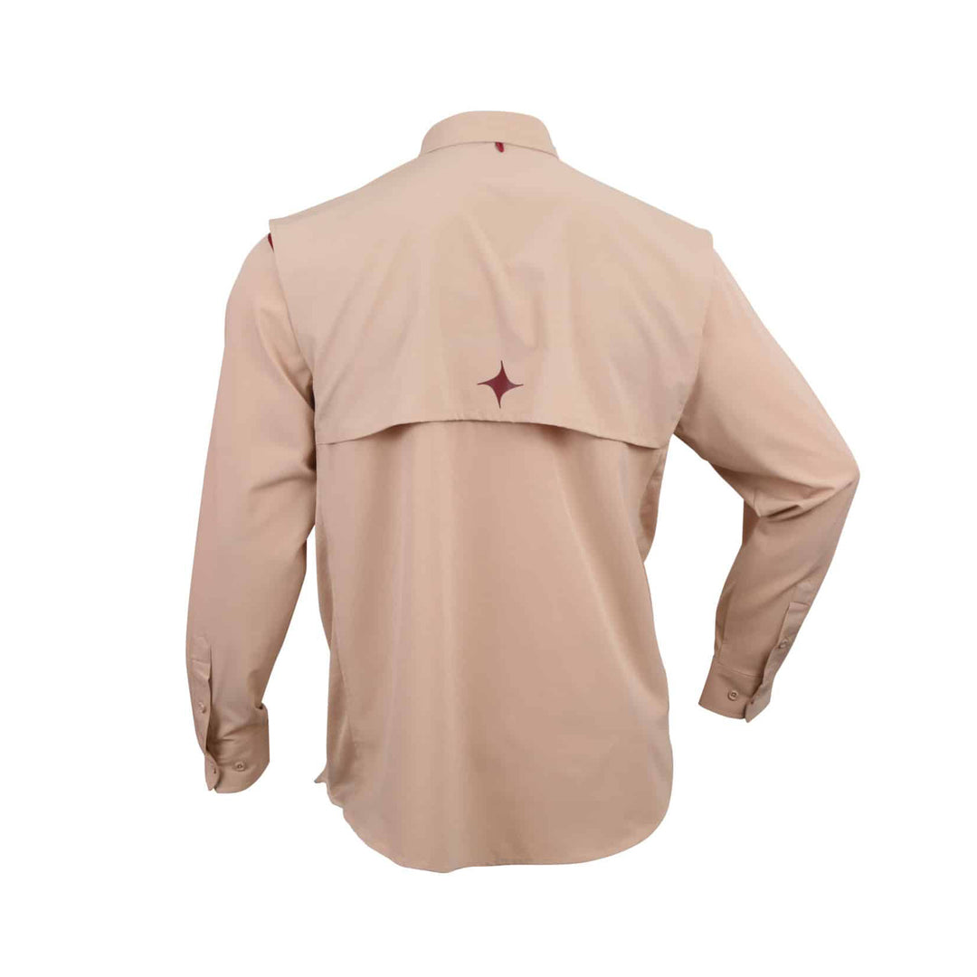 Camisa Outdoor Signature Manga Larga KHAKI