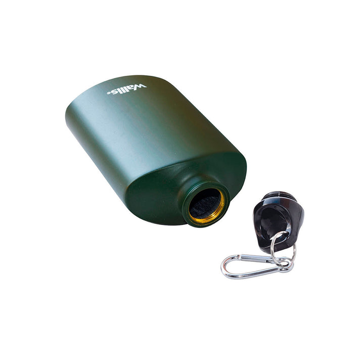 Cantimplora aluminio verde 500ml c/gancho