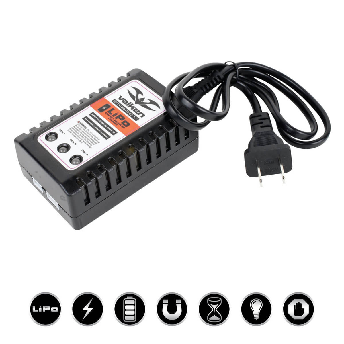 Cargador Valken Compact Lipo/Life Balancing 2-3 Cell Airsoft