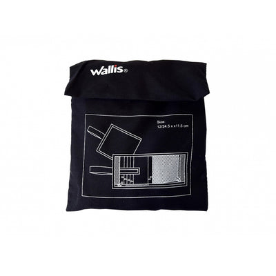 Cartera de seguridad, correa para cinturón, 100% poliéster, negro