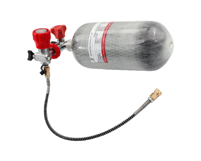 Cilindro de aire de fibra de carbono para rifles pcp