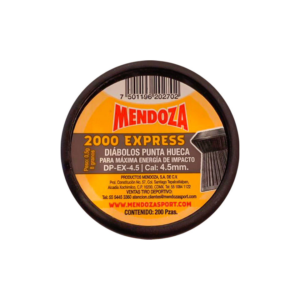 DIABOLO EXPRESS PUNTA HUECA CAL. 4.5 C/250 MENDOZA