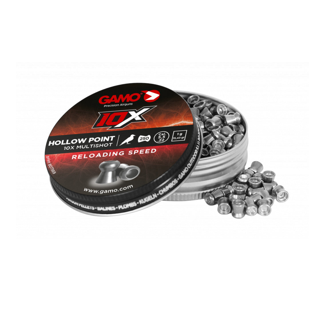 DIABOLO GAMO HOLLOW POINT CALIBRE .22(5.5mm) 15.43gr 250 Piezas