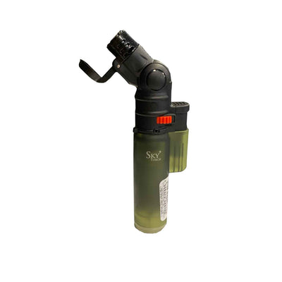 ENCENDEDOR SKY TORCH SOPLETE CON CUELLO MOVIL Y BOTON DE BLOQUEO