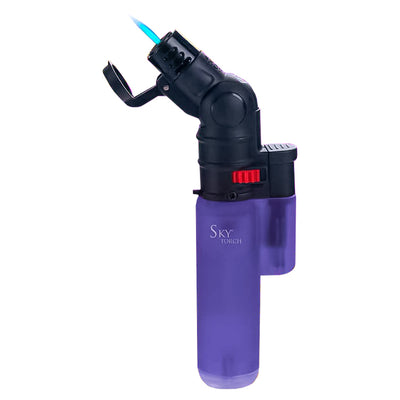 ENCENDEDOR SKY TORCH SOPLETE CON CUELLO MOVIL Y BOTON DE BLOQUEO