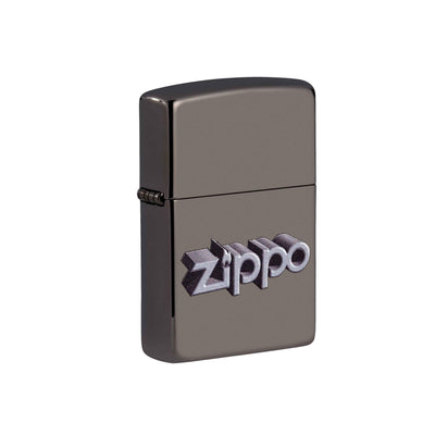 ENCENDEDOR ZIPPO BLACK ICE LOGO ZIPPO 3D