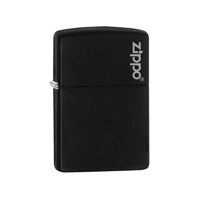 ENCENDEDOR ZIPPO NEGRO MATE LOGO ZIPPO