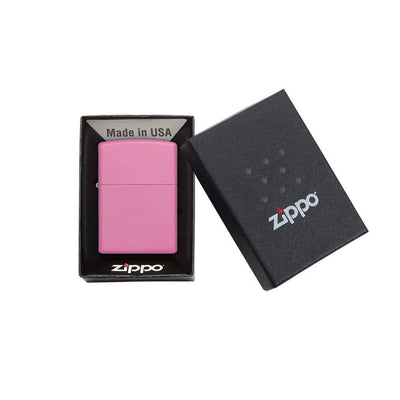 ENCENDEDOR ZIPPO REGULAR ROSADO MATE