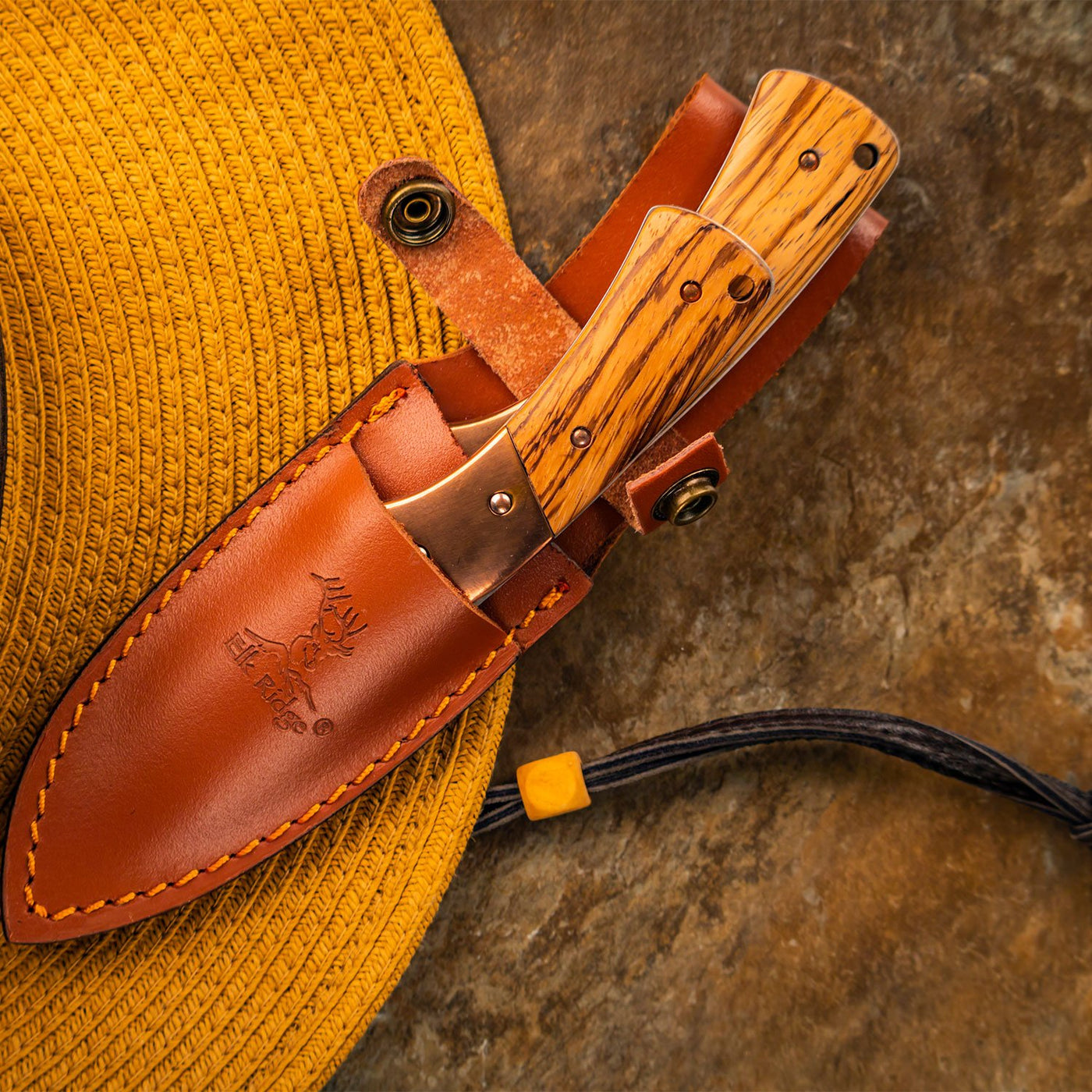 SET DE CUCHILLOS ELK RIDGE ER-200-10BR FIXED BLADE KNIFE SET