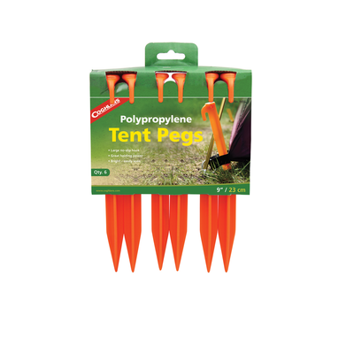Estacas 9" con 6piezas Coghlans