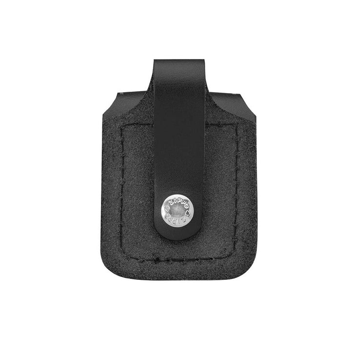 FUNDA ZIPPO PIEL NEGRA PARA ENCENDEDOR