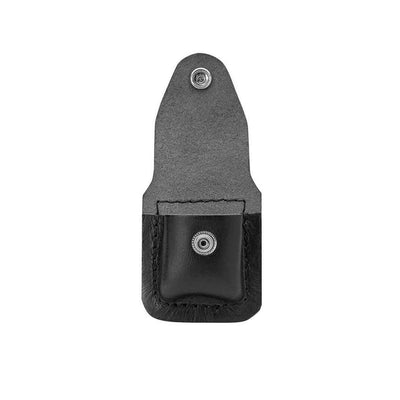 FUNDA ZIPPO PIEL NEGRA PARA ENCENDEDOR CON CLIP