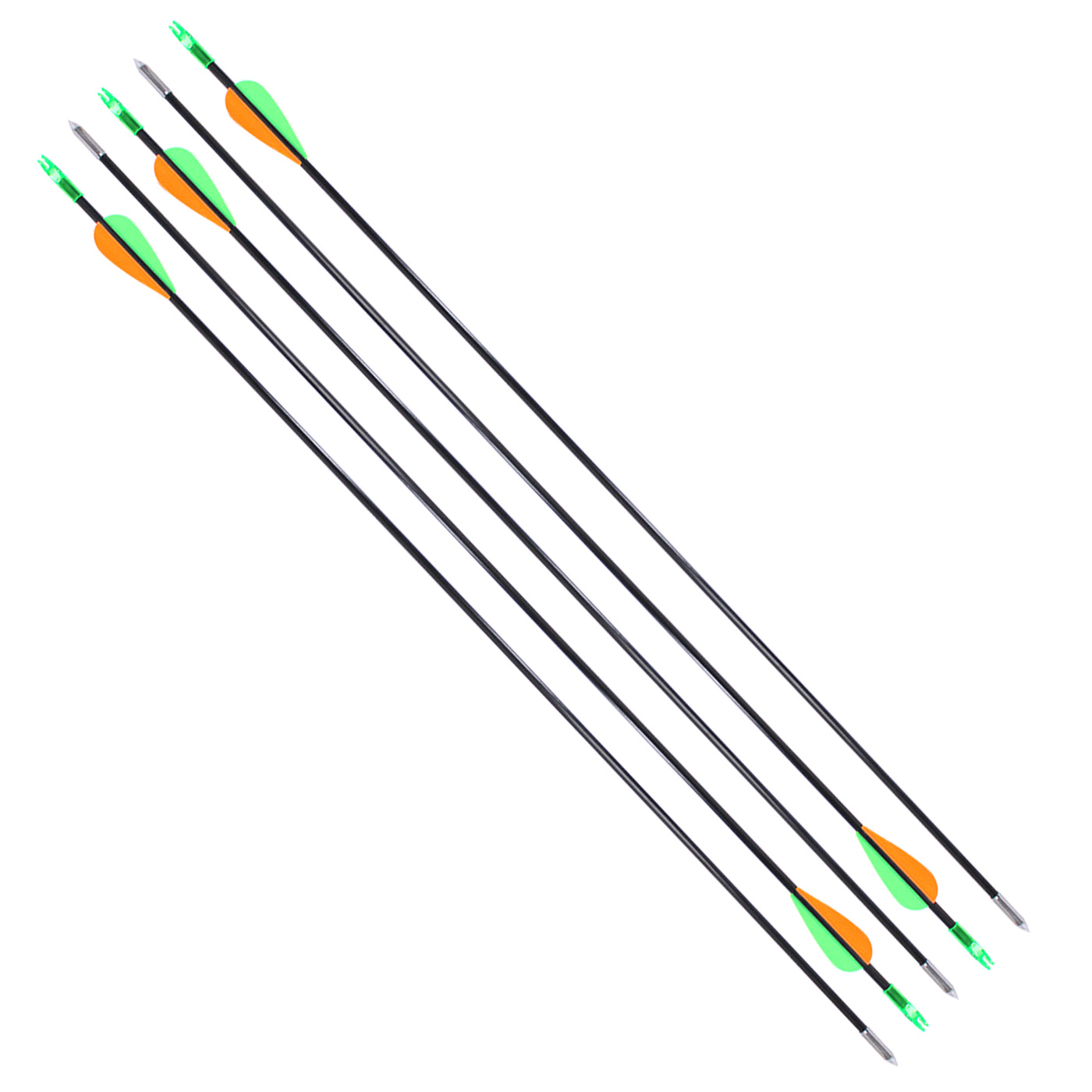 Flechas de Fibra de Vidrio 30" con 5piezas