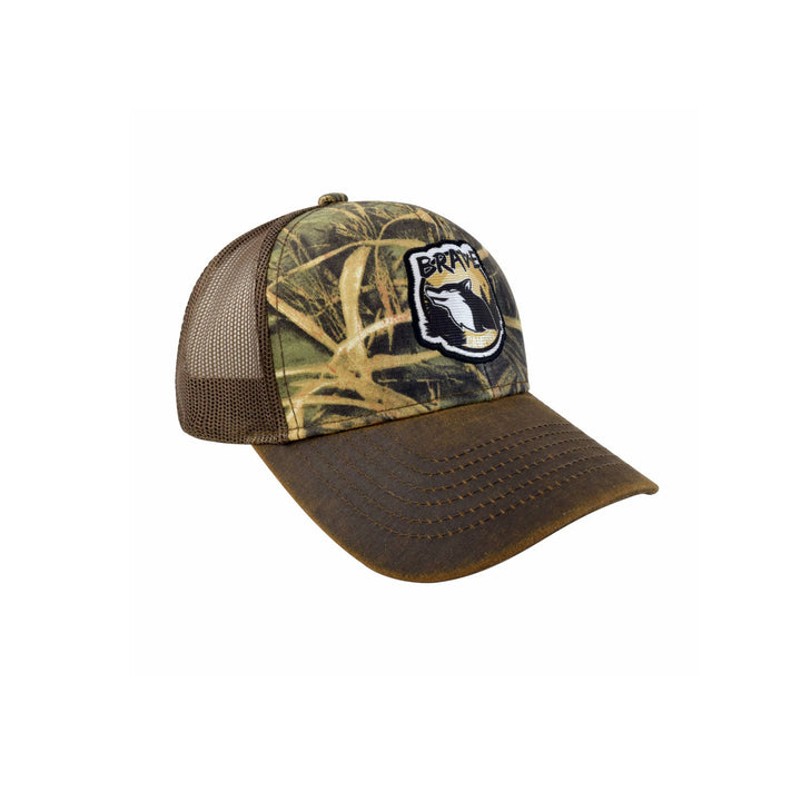 GORRA BRAVE, CAFE CON VERDE CAMUFLAJE