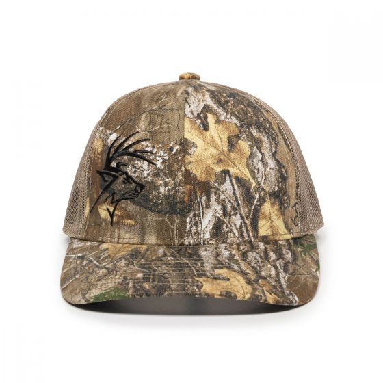 GORRA CAMO VENADO DE LADO MALLA ATRAS - El Viajero del Norte