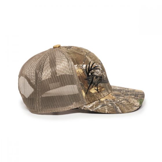 GORRA CAMO VENADO DE LADO MALLA ATRAS - El Viajero del Norte