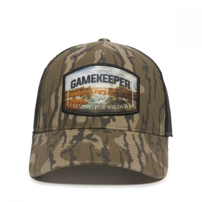 GORRA GAMEKEEPER CAMO MOSSY OAK - El Viajero del Norte