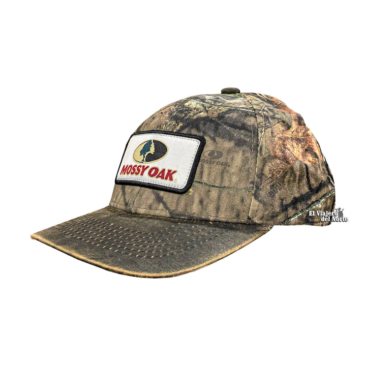 GORRA MOSSY OAK CON LOGO WHITE/RED