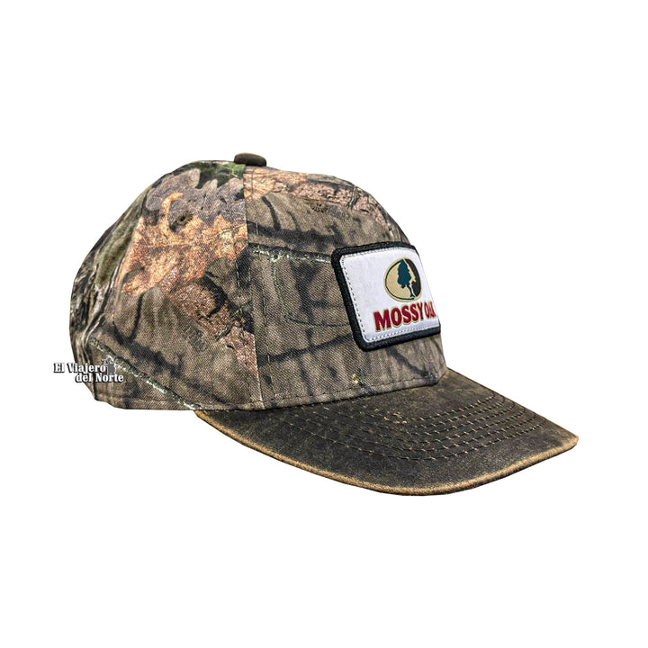 GORRA MOSSY OAK CON LOGO WHITE/RED