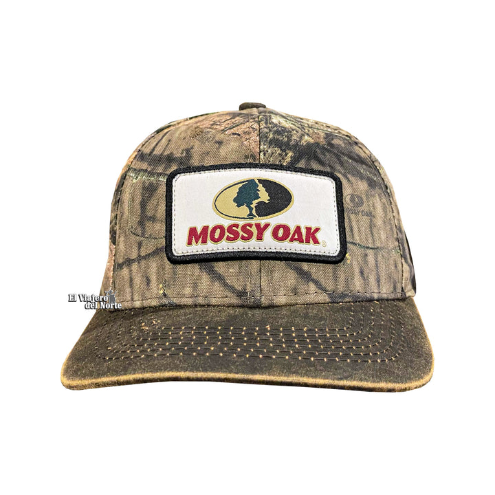 GORRA MOSSY OAK CON LOGO WHITE/RED