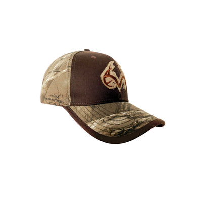 GORRA REALTREE BROWN/CAMO, CUERNOS DE REALTREE