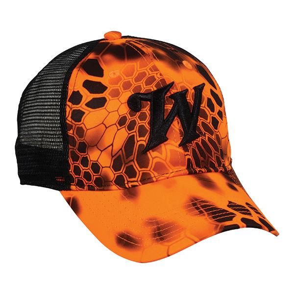 GORRA WINCHESTER NARANJA CON NEGRO