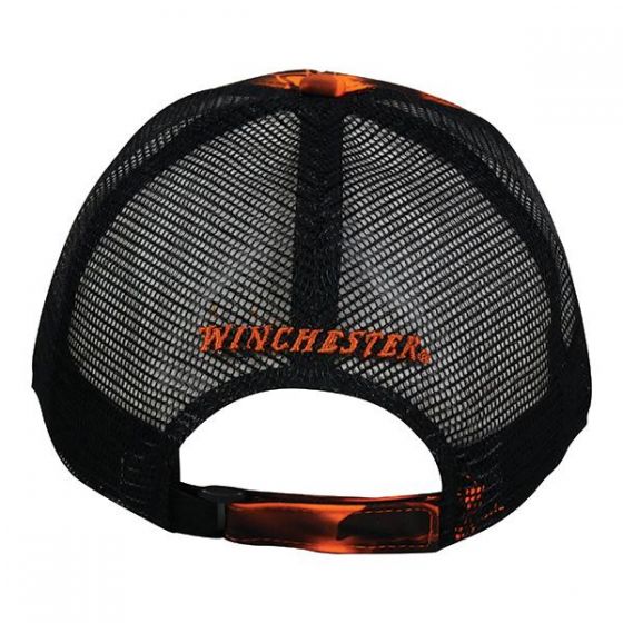 GORRA WINCHESTER NARANJA CON NEGRO