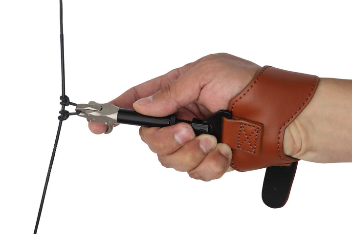 Gatillo de Piel Para Arco, Blister Pack
