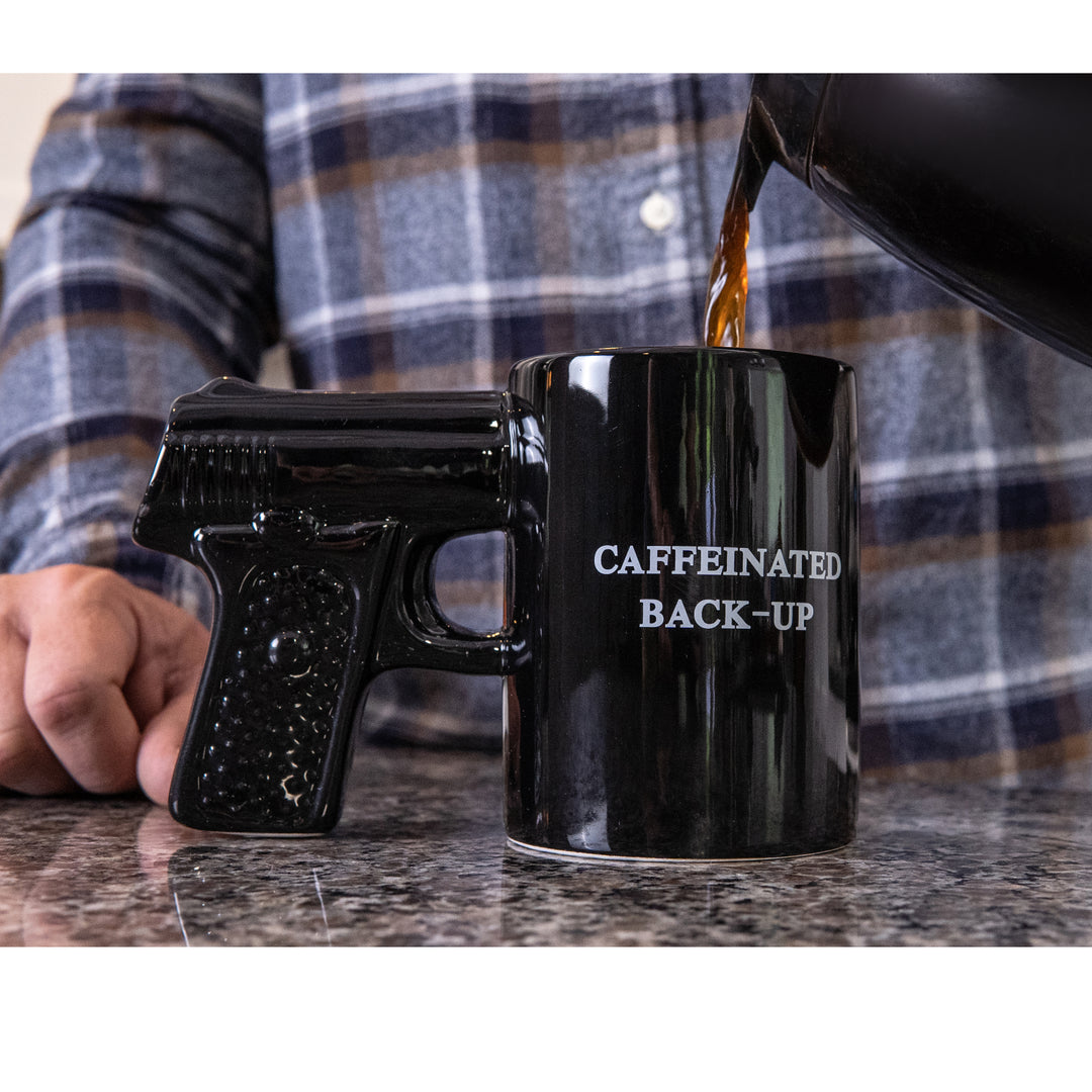 Taza de Pistola Gun Mug, black