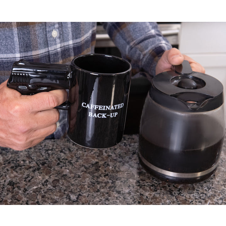 Taza de Pistola Gun Mug, black