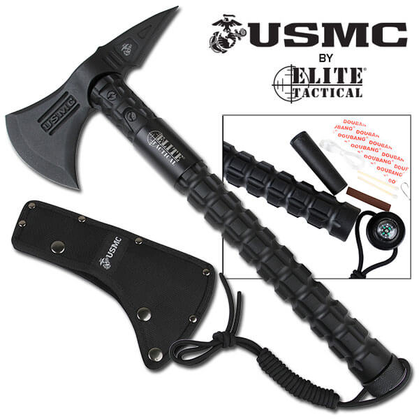 HACHA U.S. MARINES BY MTECH USA M-X001 NEGRA - El Viajero del Norte
