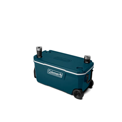 HIELERA 100 QT.CON RUEDAS AZUL SPC/W/SPC COLEMAN