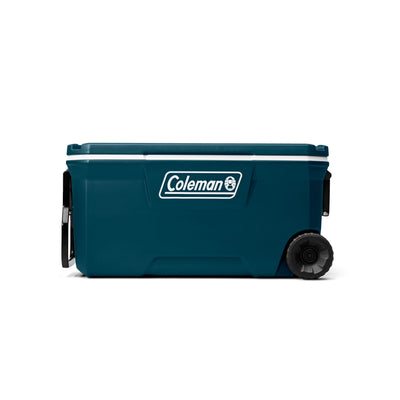 HIELERA 100 QT.CON RUEDAS AZUL SPC/W/SPC COLEMAN