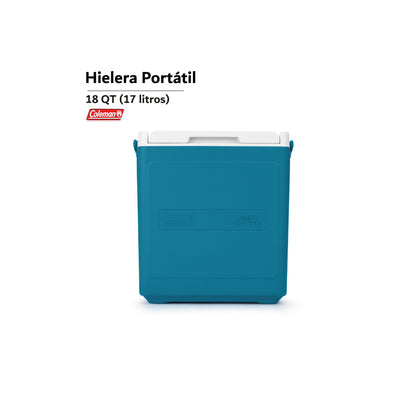 HIELERA CHILLER 18QT PROTECTOR OCEAN COLEMAN