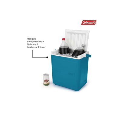 HIELERA CHILLER 18QT PROTECTOR OCEAN COLEMAN