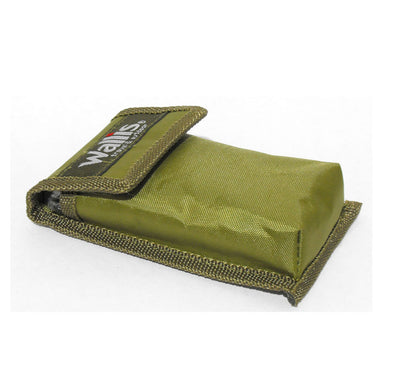 JUEGO DE CUBIERTOS PLEGABLES, MANGO VERDE, FUNDA NYLON VERDE