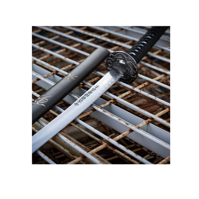 KATANA 41.5" ORIENTAL SWORD OF LOYALTY, COURAGE AND MORALITY BLACK
