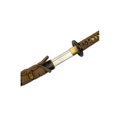 KATANA SAMURAI SWORD 40" SATIN BROWN