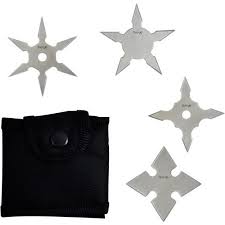 Kit de 4 Estrellas de Lanzamiento con Funda