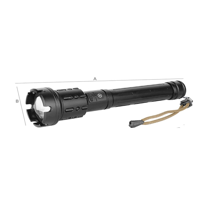 LINTERNA RECARGABLE ALUMINIO FOCO LED 5 W 3 FUNCIONES