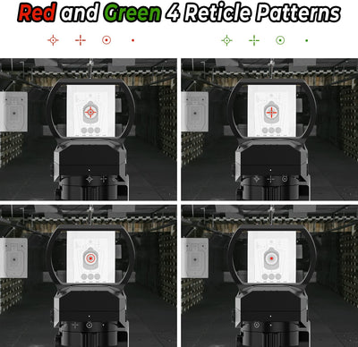 MIRA HOLOGRAFICA REFLEX 20MM VERDE ROJA