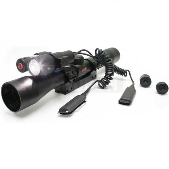 MIRA TELESCÓPICA GAMO VAMPIR 3-9X40 LÁSER/LINTERNA - El Viajero del Norte