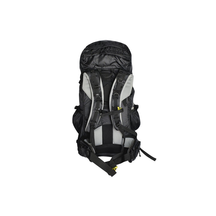 MOCHILA PARA MONTAÑA EIGER 55L SEMI-IMPERMEABLE NEGRA