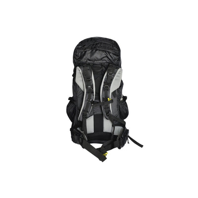 MOCHILA PARA MONTAÑA EIGER 55L SEMI-IMPERMEABLE NEGRA