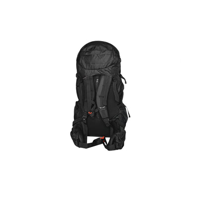 MOCHILA PARA MONTAÑA montana 65L, SEMI-IMPERMEABLE NEGRA