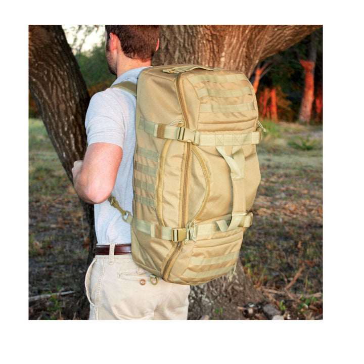 MOCHILA Traveler Duffel BLACK RED ROCK