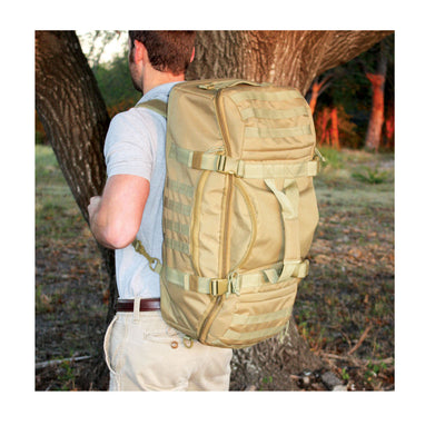 MOCHILA Traveler Duffel BLACK RED ROCK